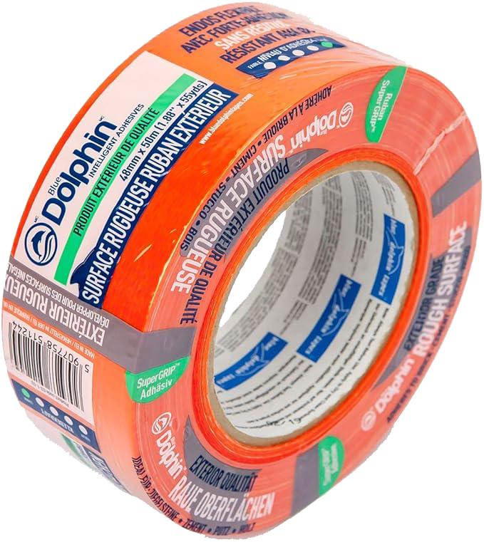 Blue Dolphin Orange Tape 48mm x 50m Roll