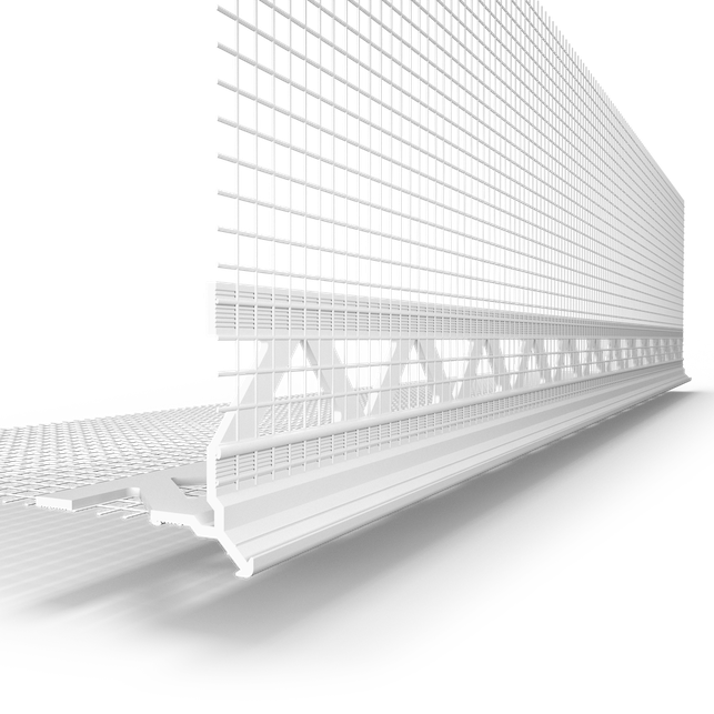 uPVC Corner Bead w/ Mesh 2.5m